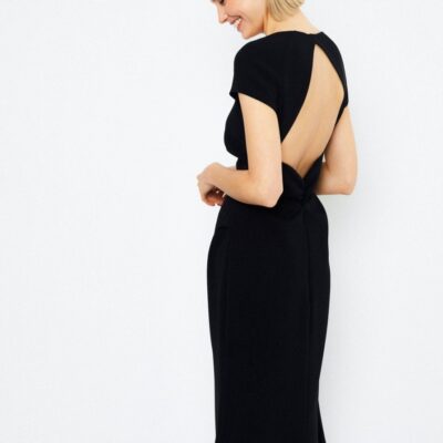 Dresses Katri Niskanen  | Bardot Evening Dress, Black