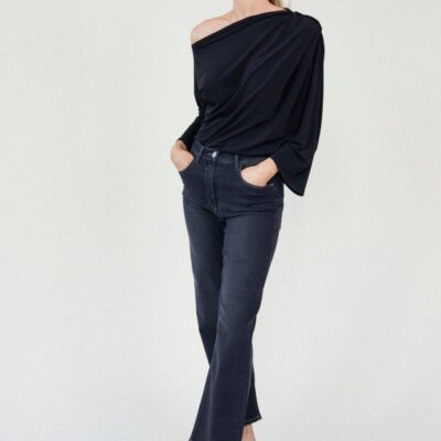 Bottoms Katri Niskanen  | Crop Jeans, Black