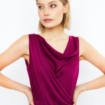 Dresses Katri Niskanen  | Viola Evening Dress, Deep Fuchsia