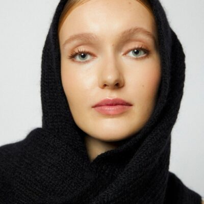 Knitwear Katri Niskanen  | Sofi Mohair Scarf, Black