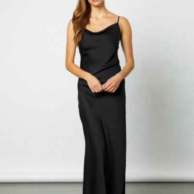 Dresses Katri Niskanen  | Wave Maxi Dress, Black