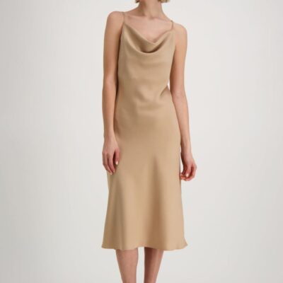 Dresses Katri Niskanen  | Wave Cocktail Dress, Beige