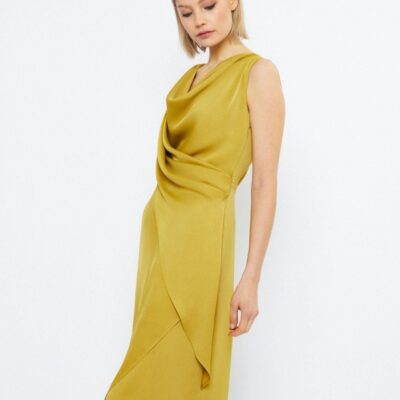 Dresses Katri Niskanen  | Viola Evening Dress, Old Yellow